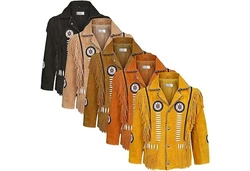 German Wear Trachtenjacke GW958J Westernjacke Gelb/Braun