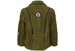 German Wear Trachtenjacke GW958J Westernjacke Dunkelgrün
