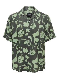 Only & Sons Hemd 'Dash' Grün