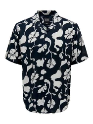Only & Sons Hemd 'Dash' Dunkelblau