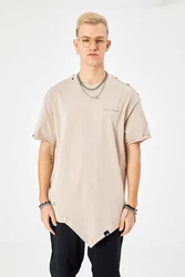 OSSY HOMER T-Shirt Oversize Fit Beige/Khaki