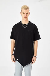 OSSY HOMER T-Shirt Oversize Fit Schwarz/Beige
