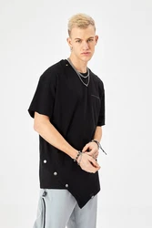 OSSY HOMER T-Shirt Oversize Fit Schwarz/Beige