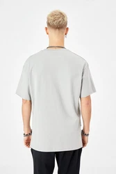 OSSY HOMER T-Shirt Oversize Fit Grau/Beige/Hellgrau