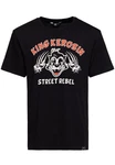 KingKerosin Print-Shirt Street Rebel Türkis/Schwarz/Rot/Grau/Grün