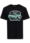 KingKerosin Print-Shirt Pick Up Modell Schwarz/Dunkelgrün/Grün/Türkis/Blau