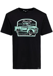 KingKerosin Print-Shirt Pick Up Modell Schwarz/Dunkelgrün/Grün/Türkis/Blau