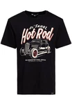 KingKerosin Print Shirt Ol' Skool Schwarz/Rot/Dunkelrot