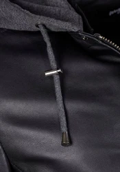 Maze Lederjacke Schwarz/Grau/Dunkelgrau