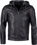 Maze Lederjacke Schwarz/Grau/Dunkelgrau