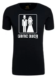 T-Shirt Game Over mit lustigem Print