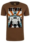 LOGOSHIRT T-Shirt Batman Poster Dunkelbraun/Braun/Khaki/Beige