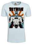 LOGOSHIRT T-Shirt Batman Poster Hellblau/Türkis