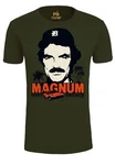 LOGOSHIRT T-Shirt Magnum Dunkelgrün/Grün