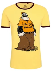 T-Shirt Popeye - Brutus Party Animal mit trendigem Comic-Print