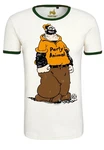 LOGOSHIRT T-Shirt Popeye Brutus Party Animal Braun/Lila/Grün