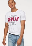 Replay T-Shirt mit Markendruck Rot/Dunkelrot