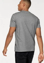 Replay T-Shirt mit Markendruck Grau/Rot/Braun
