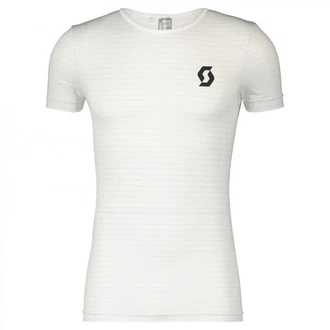Scott Langarmshirt M Underwear Carbon S/sl Shirt Herren Creme/Weiß/Silber