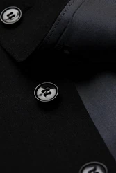 Digel Anzugweste Livorno Schwarz/Dunkelblau/Hellblau