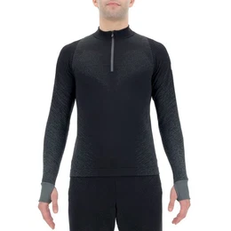 Langarmshirt M Exceleration Longsleeve Zip Herren