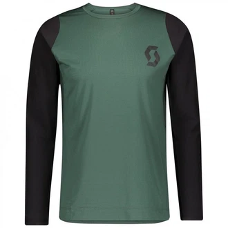 Scott Langarmshirt M Trail Progressive L/sl Shirt Herren Grün/Dunkelgrün