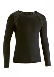 Gonso Langarmshirt Lissabon Dunkelgrün/Schwarz/Khaki