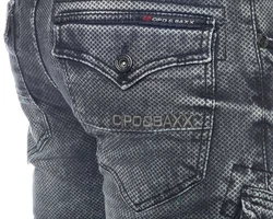 Cipo & Baxx Cargojeans Herren Cargo Jeans Hose Dunkelblau/Dunkelgrau/Grau/Hellgrau