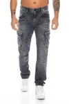 Cipo & Baxx Cargojeans Herren Cargo Jeans Hose Dunkelblau/Dunkelgrau/Grau/Hellgrau