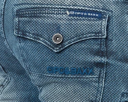 Cipo & Baxx Cargojeans Herren Cargo Jeans Hose Blau/Hellblau