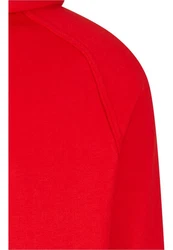 Urban Classics Herren Blank Hoody Kapuzenpullover rot