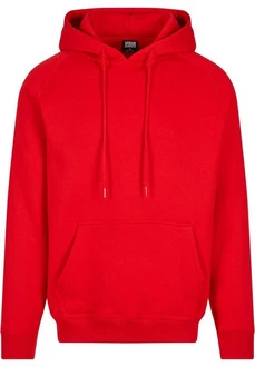 Urban Classics Herren Blank Hoody Kapuzenpullover rot