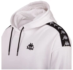 Kappa Kapuzen Hoodie Weiß/Rosa/Creme