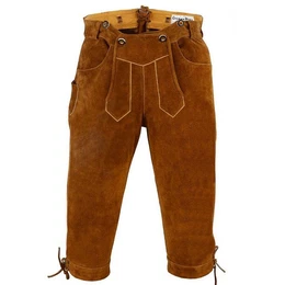 Trachtenlederhose GW830 Kniebundhose Trachten Lederhose Ohne Stickerei