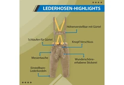 German Wear Trachtenlederhose GW822 