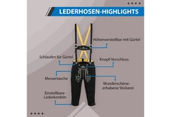 German Wear Trachtenlederhose GW822 