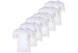 BOSS Herren T-Shirt RN Classic (6er Pack) Weiß/Dunkelblau/Grau/Creme
