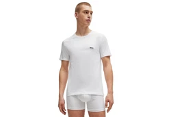BOSS Herren T-Shirt RN Classic (6er Pack) Weiß/Dunkelblau/Grau/Creme