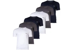 BOSS Herren T-Shirt RN Classic (6er Pack) Dunkelblau/Blau/Grau