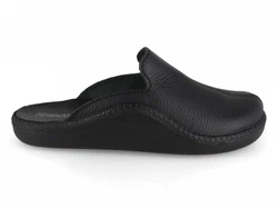 Westland Lederpantoffel Monaco Hausschuh Schwarz