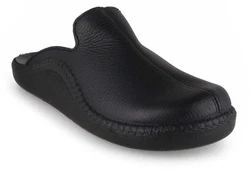 Westland Lederpantoffel Monaco Hausschuh Schwarz
