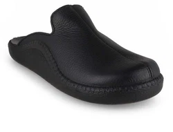 Westland Lederpantoffel Monaco Hausschuh Schwarz