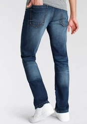 AJC Straight-Jeans Dunkelblau/Hellblau