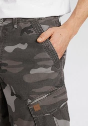 AJC Cargoshorts Dunkelgrün/Grau
