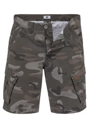 AJC Cargoshorts Dunkelgrün/Grau