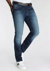 DELMAO Stretch-Jeans Reed Blau/Dunkelblau/Schwarz/Hellblau