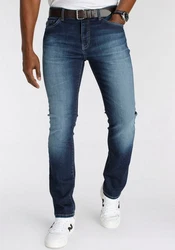 DELMAO Stretch-Jeans Reed Blau/Dunkelblau/Schwarz/Hellblau