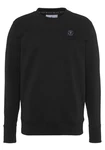 DELMAO Sweatshirt Regular Fit Basic-Stil Schwarz