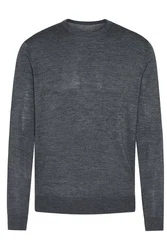 bugatti Pullover Strick mit Logostickerei 