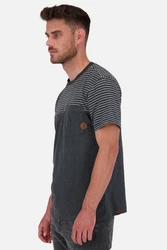 Alife & Kickin Rundhalsshirt Herren LeopoldAK Schwarz/Rot/Dunkelgrau/Dunkelblau/Grau
